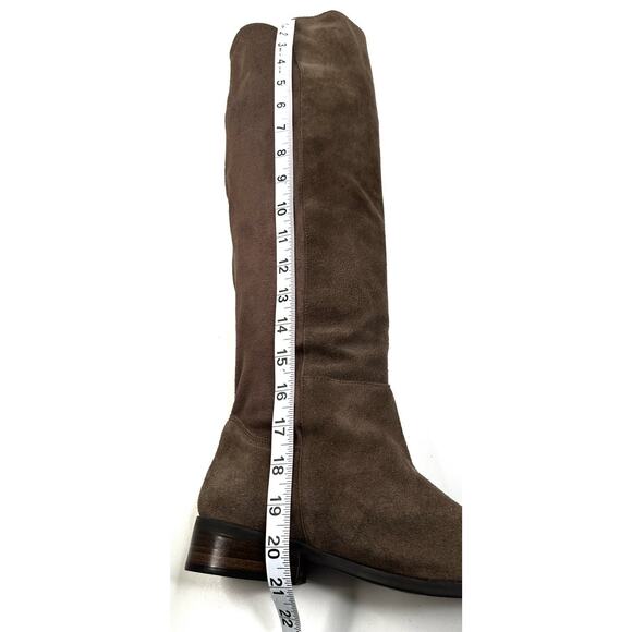 Lucky Brand Calypso Over The Knee Boots Brown/Taupe Suede Womens 7.5M New $139 - Picture 7 of 10